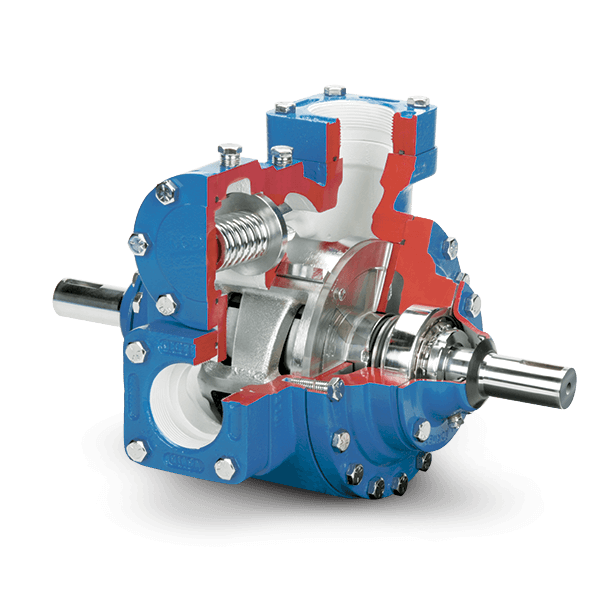 Blackmer LGLH2A Autogas high pressure sliding vane pump cutaway view
