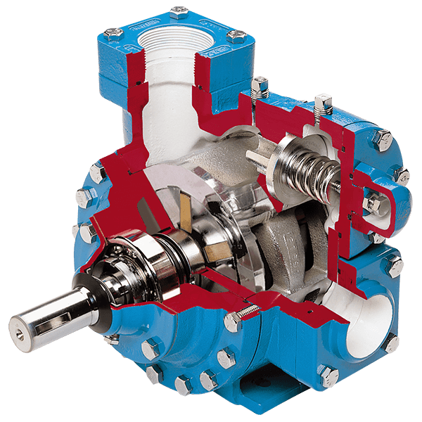 Blackmer SGL Series 2-4 inch sliding vane pump cutaway, second view