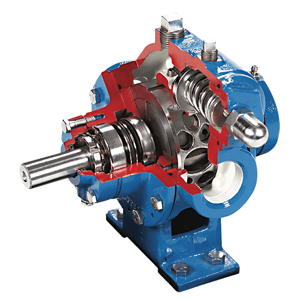 XL High-Speed Sliding Vane Pump cutaway showing internal components for industrial fluid handling and maintenance efficiency