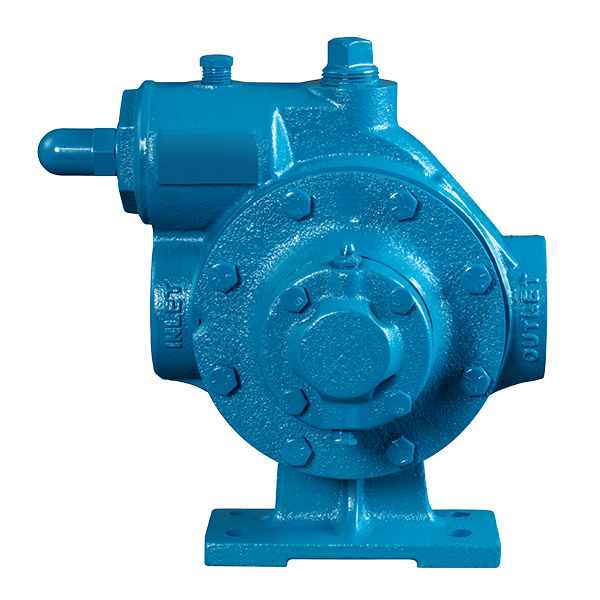 XRL High-Speed Sliding Vane Pump in blue industrial design for refineries and lube oil plants