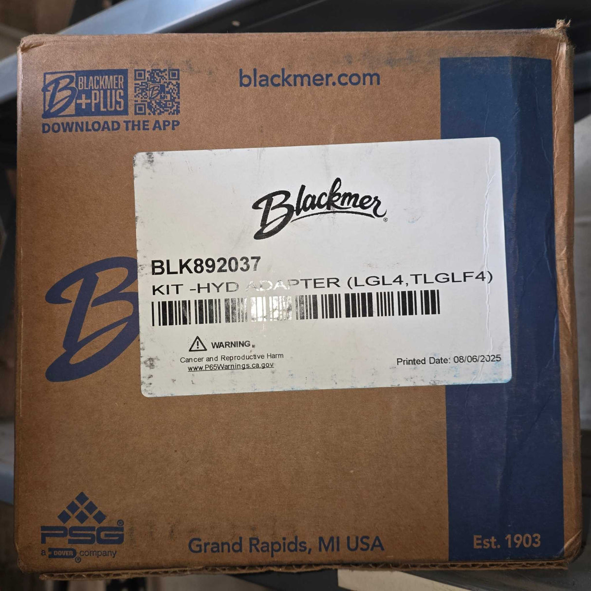892037 Hydraulic Adapter Kit by Blackmer