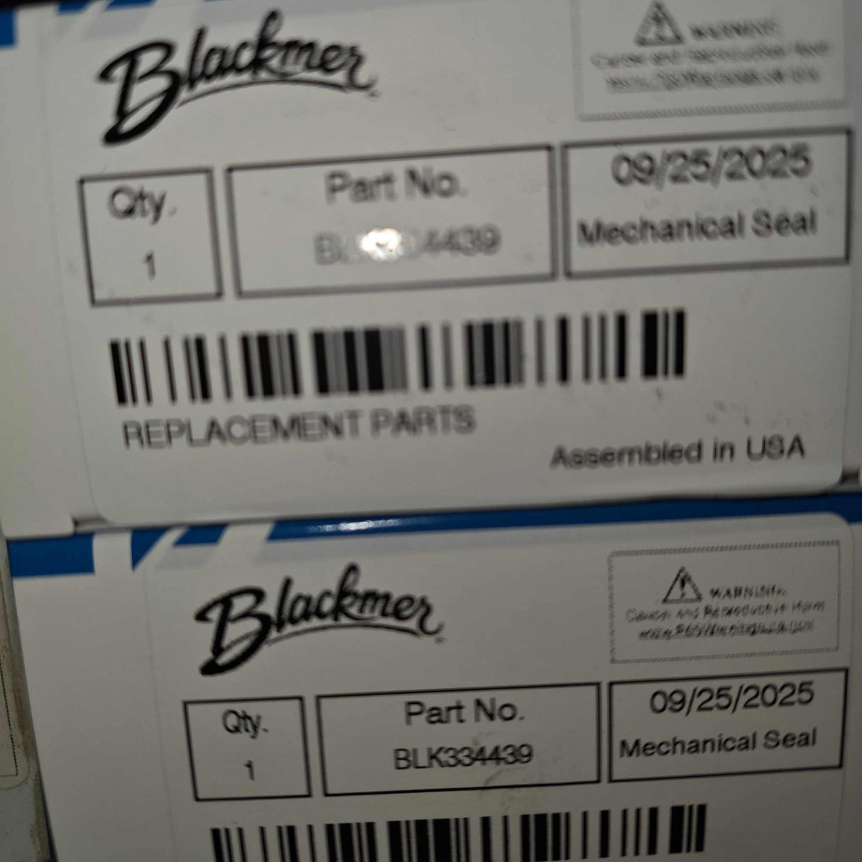 334439 Mechanical Seal by Blackmer