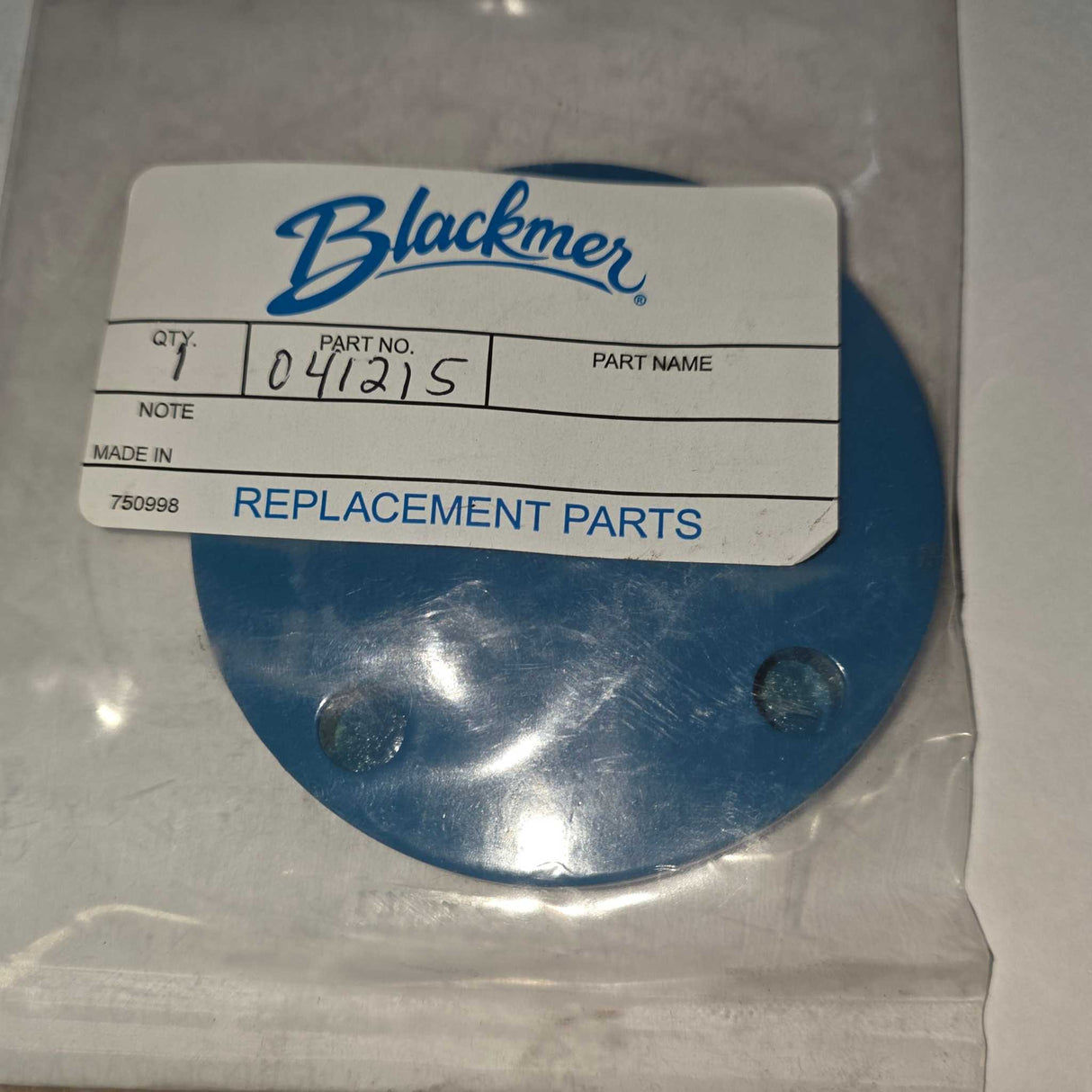 041215 Bearing Cover by Blackmer