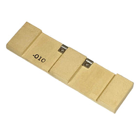 091931 Vane laminate pump component in tan woven material with segmented construction and two metal fasteners