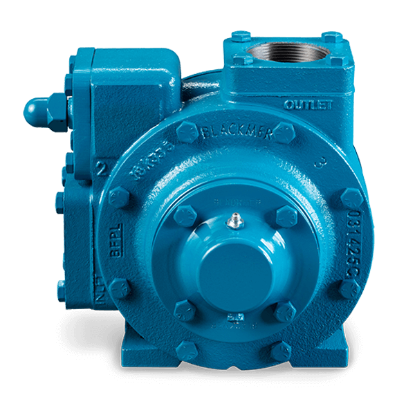 GNX Series Sliding Vane Pumps for non-corrosive liquids and petroleum products, featuring alignment-free low-speed operation and durable gear reducer.
