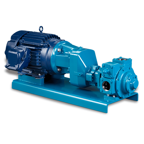 GNX3A Positive Displacement Pump with integral gear reducer for industrial liquids and petroleum.