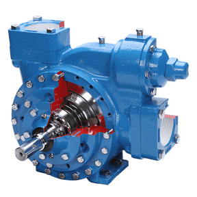 Blackmer SGL Series 2-4 inch sliding vane pump cutaway