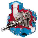 Blackmer SGL Series 2-4 inch sliding vane pump cutaway, second view