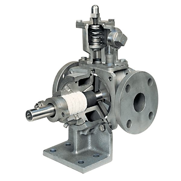 SNP High-Speed Sliding Vane Pump for caustic and corrosive applications.