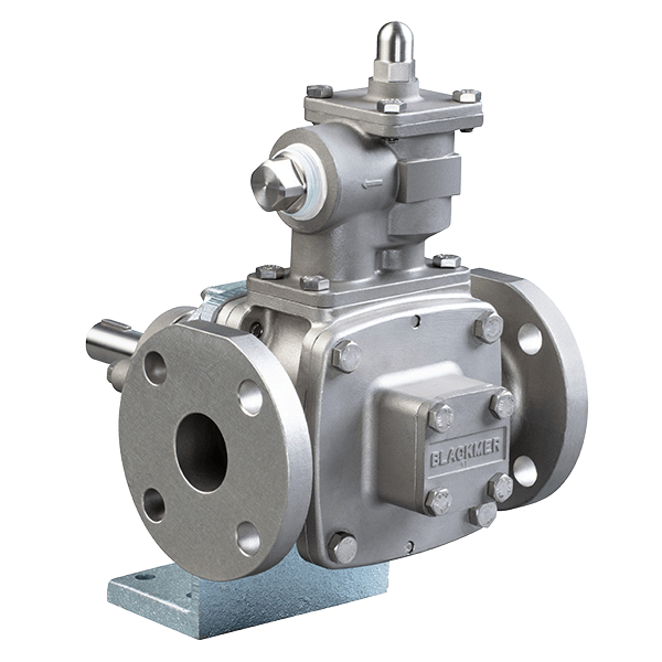 SNP High-Speed Sliding Vane Pump in stainless steel for corrosive fluid applications.