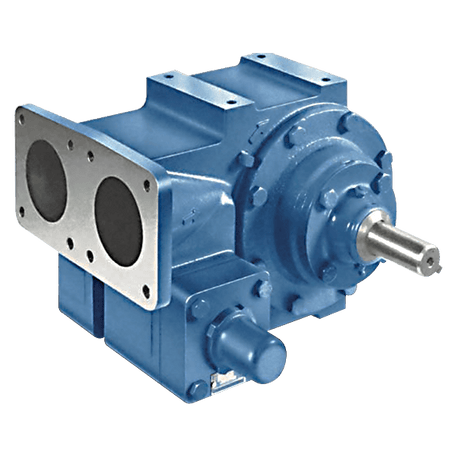 Blackmer TXH3C cast iron sliding vane truck pump with 3 inch same side inlet and outlet flanges