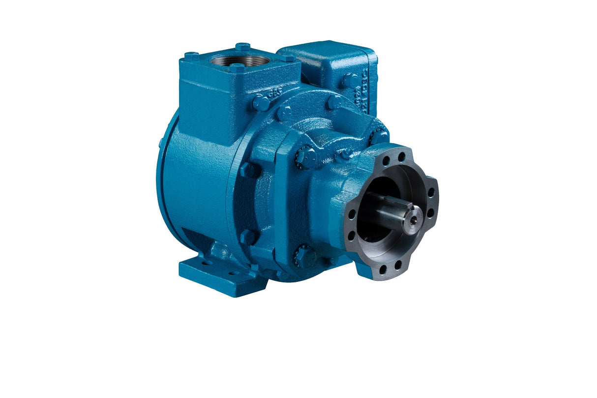 GNXH Series Sliding Vane Pump with alignment-free, low-speed operation and durable gear reducer, designed for non-corrosive liquids and petroleum products.