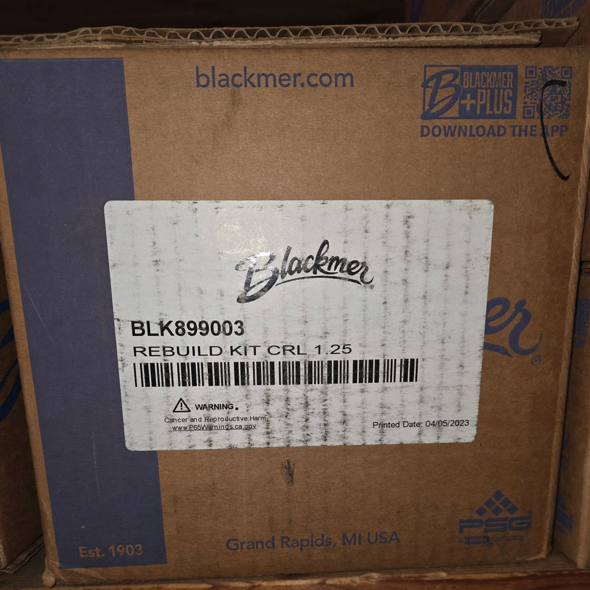 899003 Rebuild Kit by Blackmer for CRL1.25 Pumps