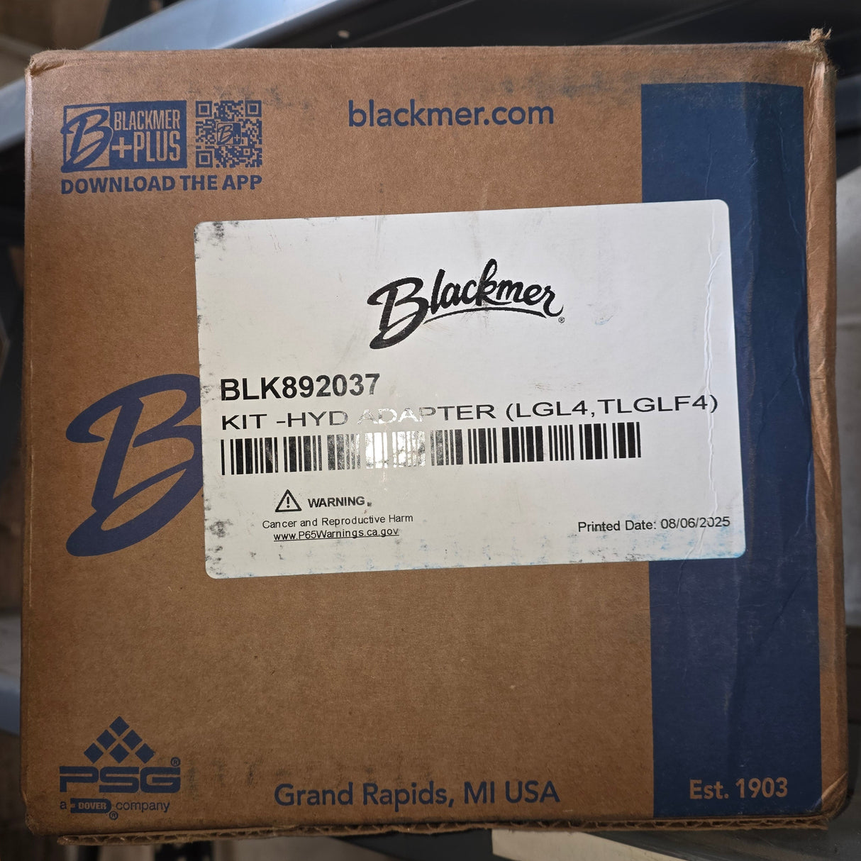 892037 Hydraulic Adapter Kit by Blackmer