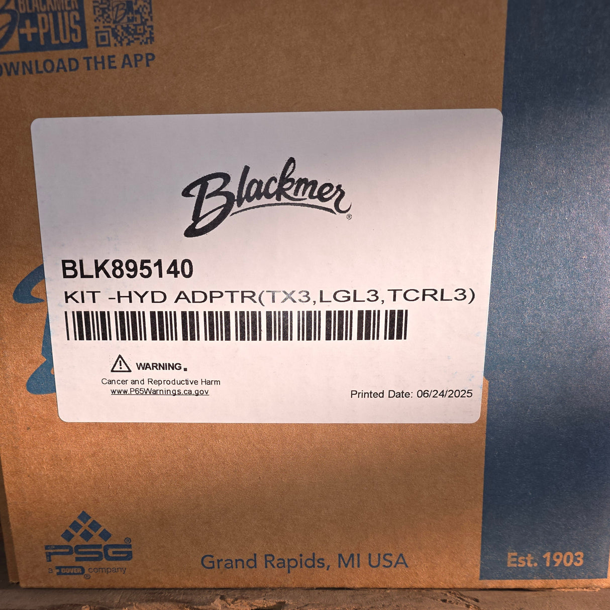 895140 Hydraulic Adapter Kit by Blackmer
