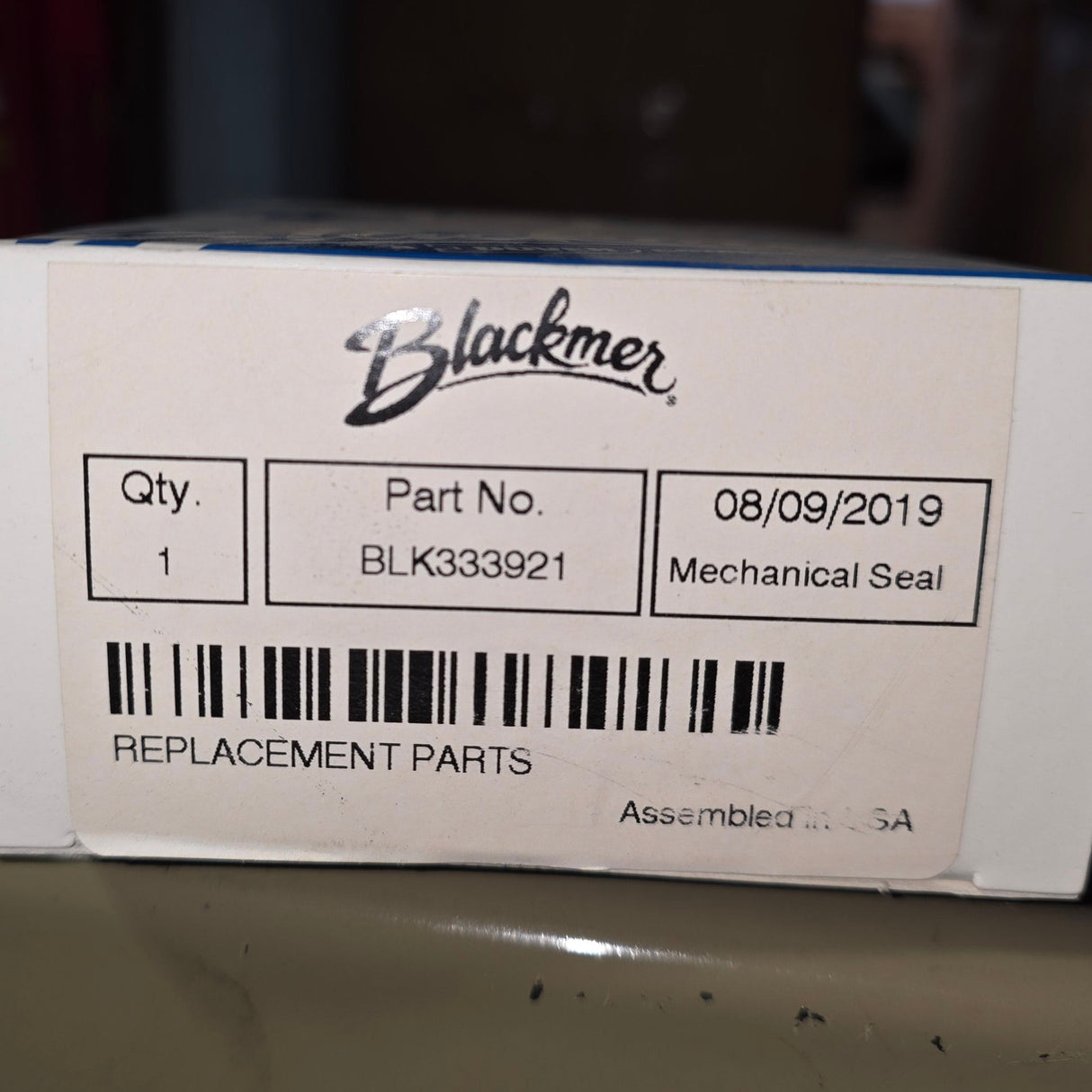 333921 Mechanical Seal by Blackmer